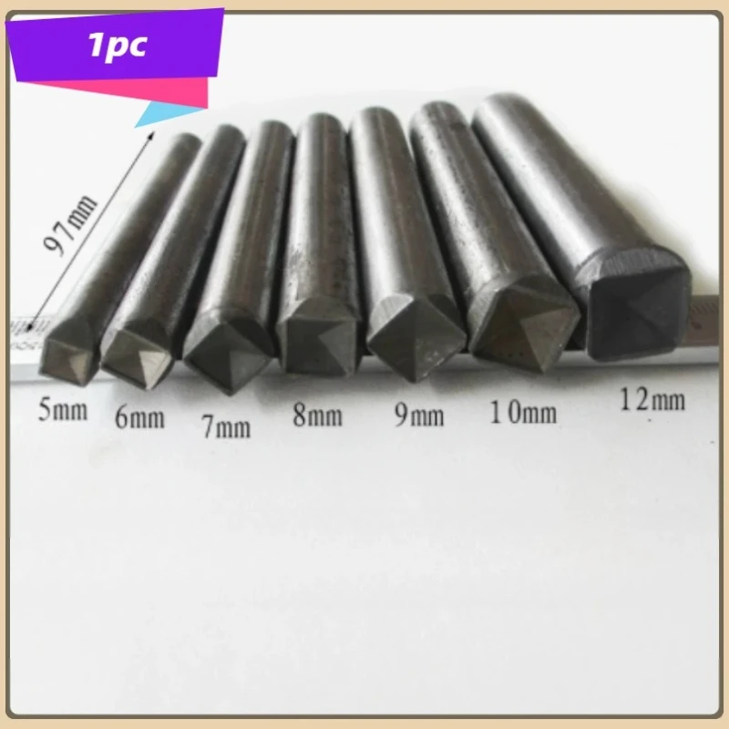 1pc Square Rivet Tool 5/6/ 7/8/12/10mm Square Rivet Pyramid Installation Tool Rivet Punch