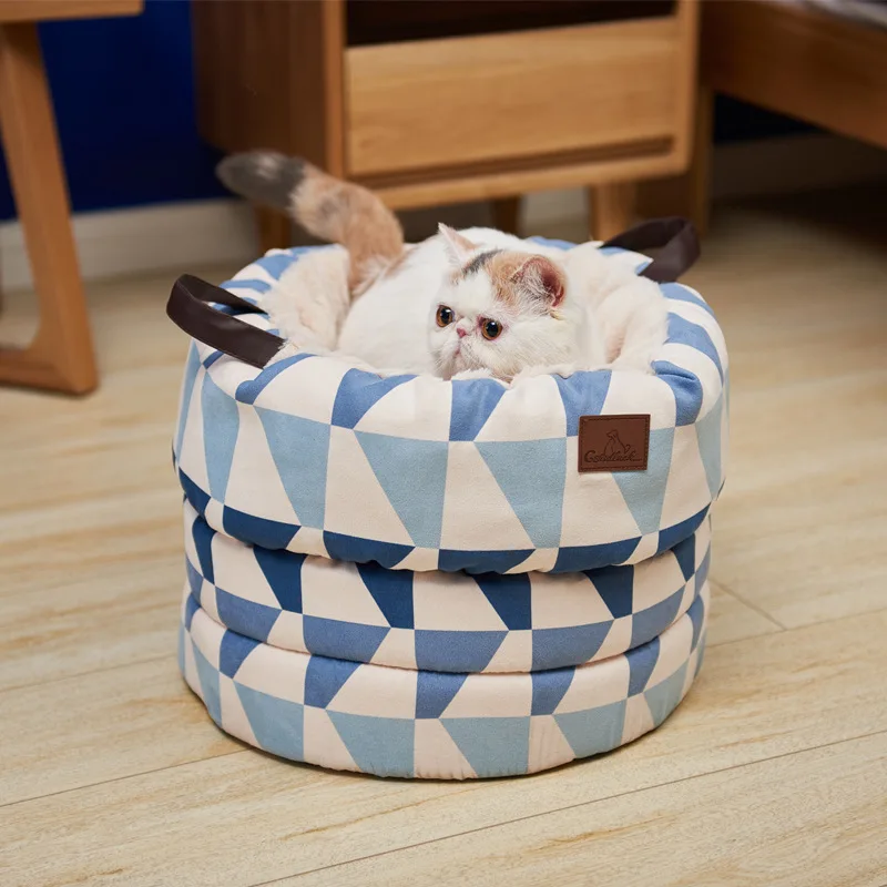 

Cat Bed House Pet Supplies Puppy Mini Teddy Beds Dog Mat Animal Kitty Sleeping Bag Couch Basket Kennel Furniture Washable Warm