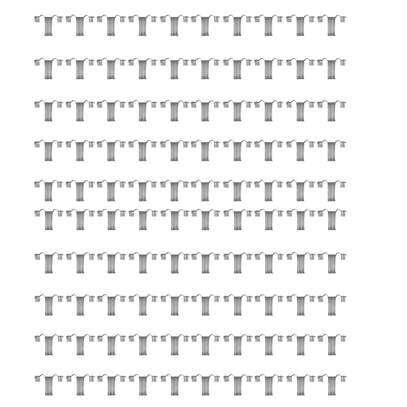 Painel Solar Fotovoltaica Água Guia Clipe, aço inoxidável defletor, Mud Drain Botão, Clipes de redirecionamento, 100pcs