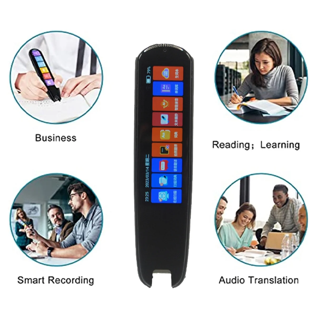 Scan Reader Pen Translatorand Reading Pen for Dyslexia Autism Smart Voice Scan Translator Pen 134 Languages Translation HOT