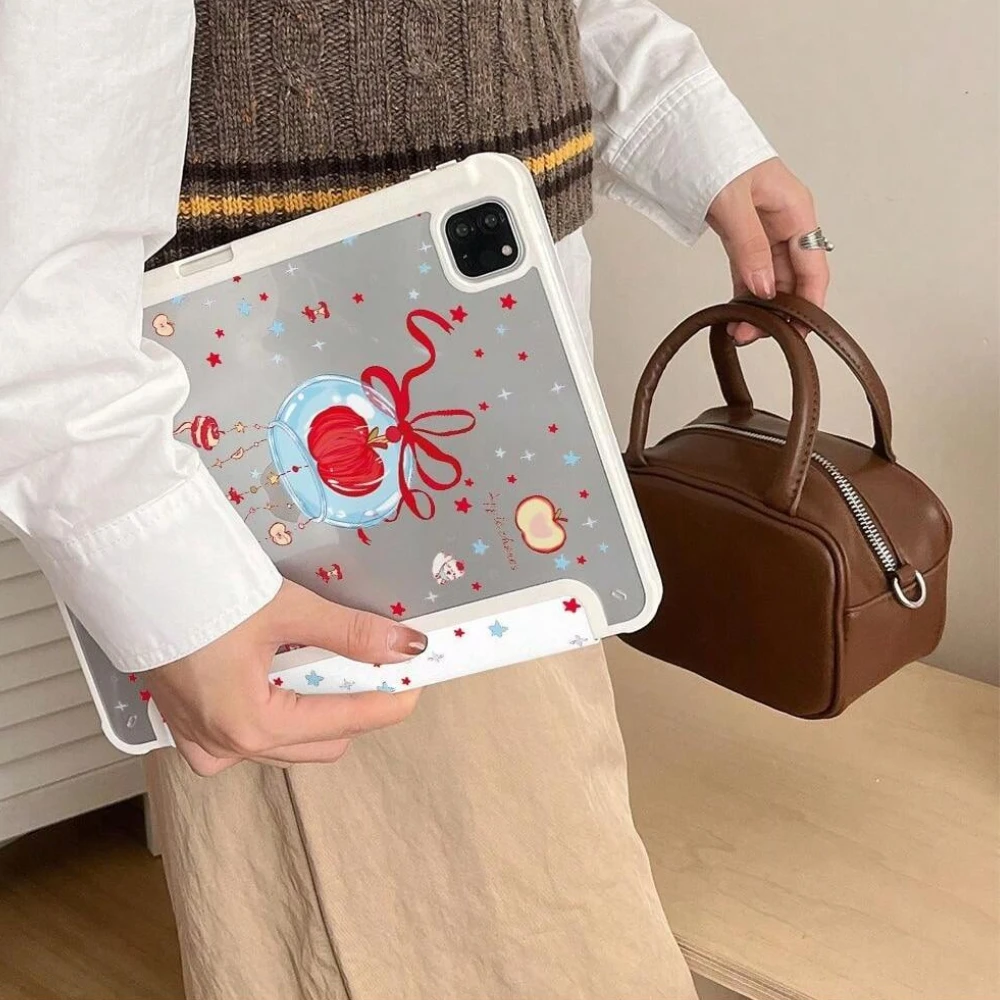 حافظة لجهاز iPad A16 11th 2025 10.2 9th 8th 7th Generation Pro 11 13 2024 12.9 غطاء حامل القلم الرصاص Funda لجهاز iPad Air 5 4 13 11 1 2 #6