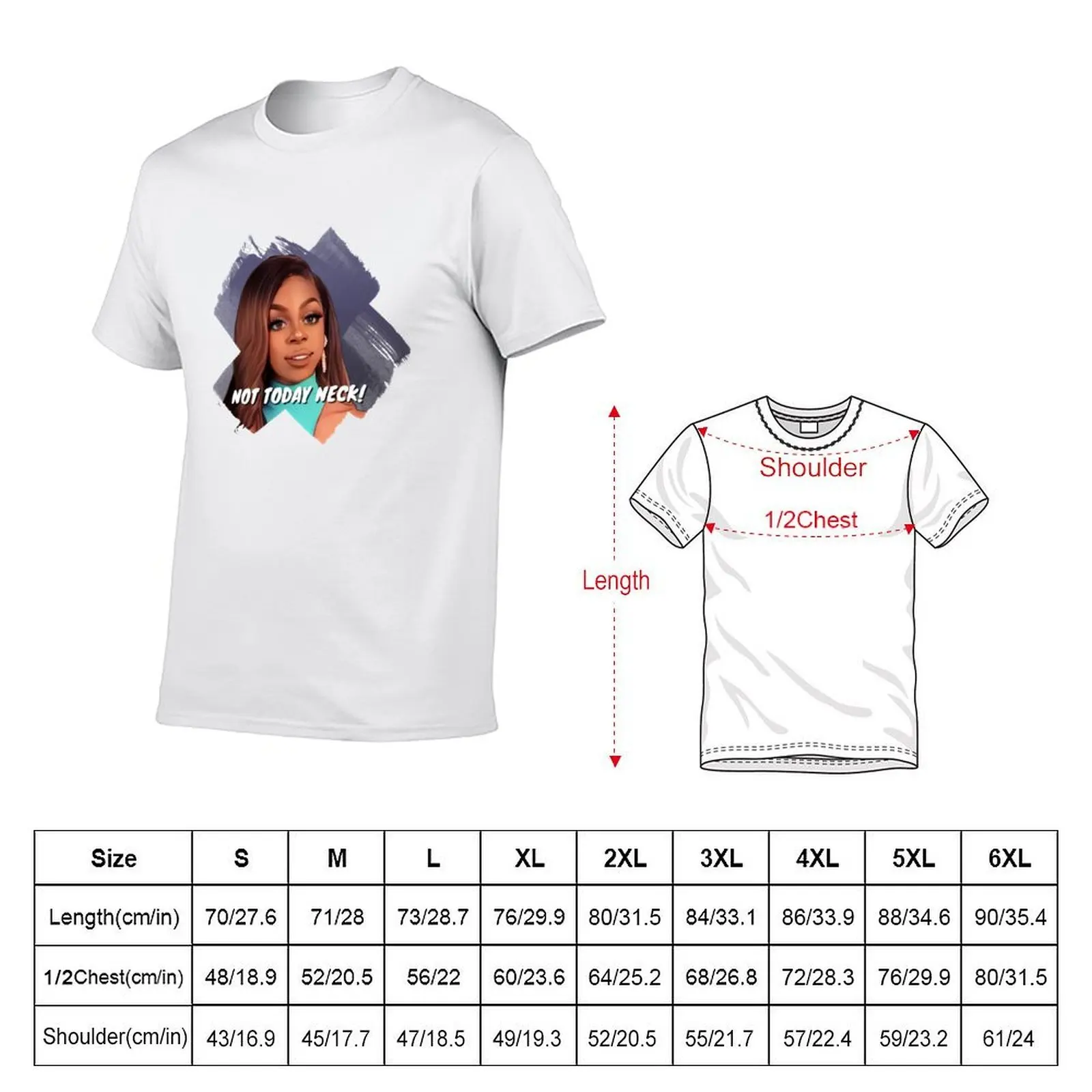 Candiace Dillard Bassett “Not today neck!” T-Shirt t shirts with prints t shirt man luxury T-Shirt