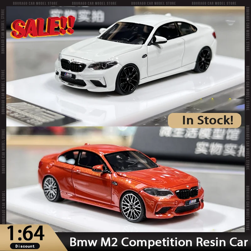 

New In Stock 1:64 Bmw M2 Competition Limited Edition Resin Car Miniature Diecast Bmw Ornaments Custom Toys Kids Gift