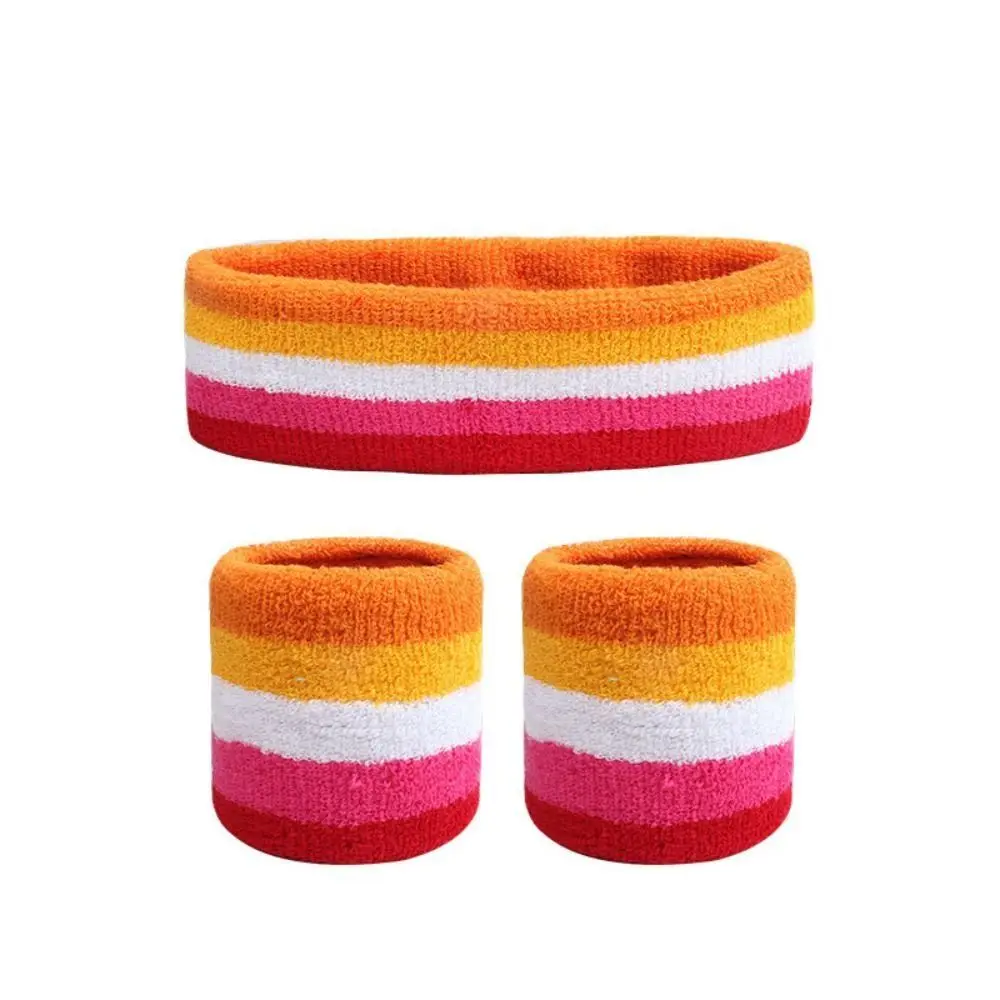 For Women Wrist Band Yoga Absorbent Band Kids For Gym Running Wristband Sweatband Mens Sports Headband Sweat Headband