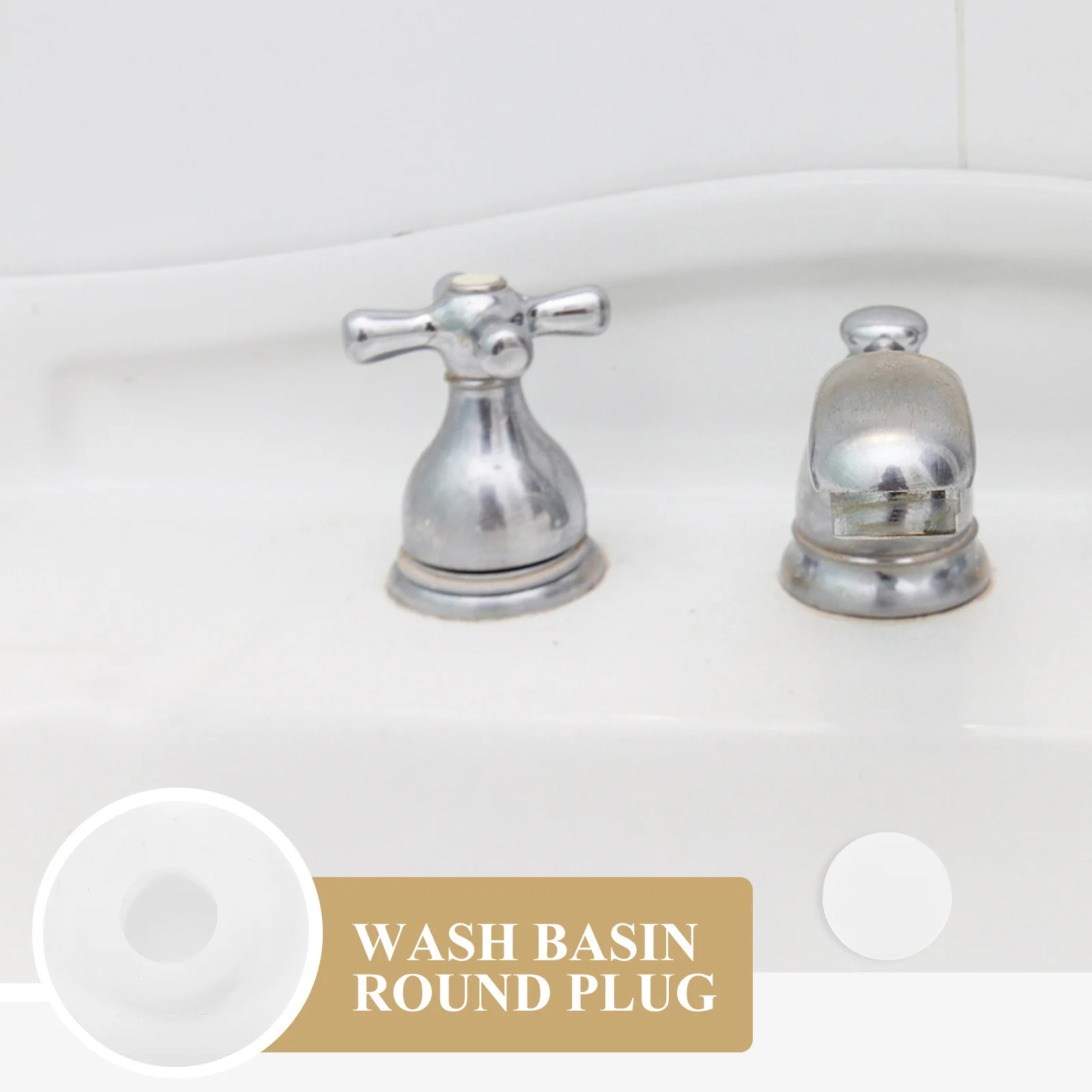 

10pcs Overflow Drain Cover Replacement Sink Hole Ring Seal For Bathroom Sink Basin Supplies Ceramic Overflow Rings