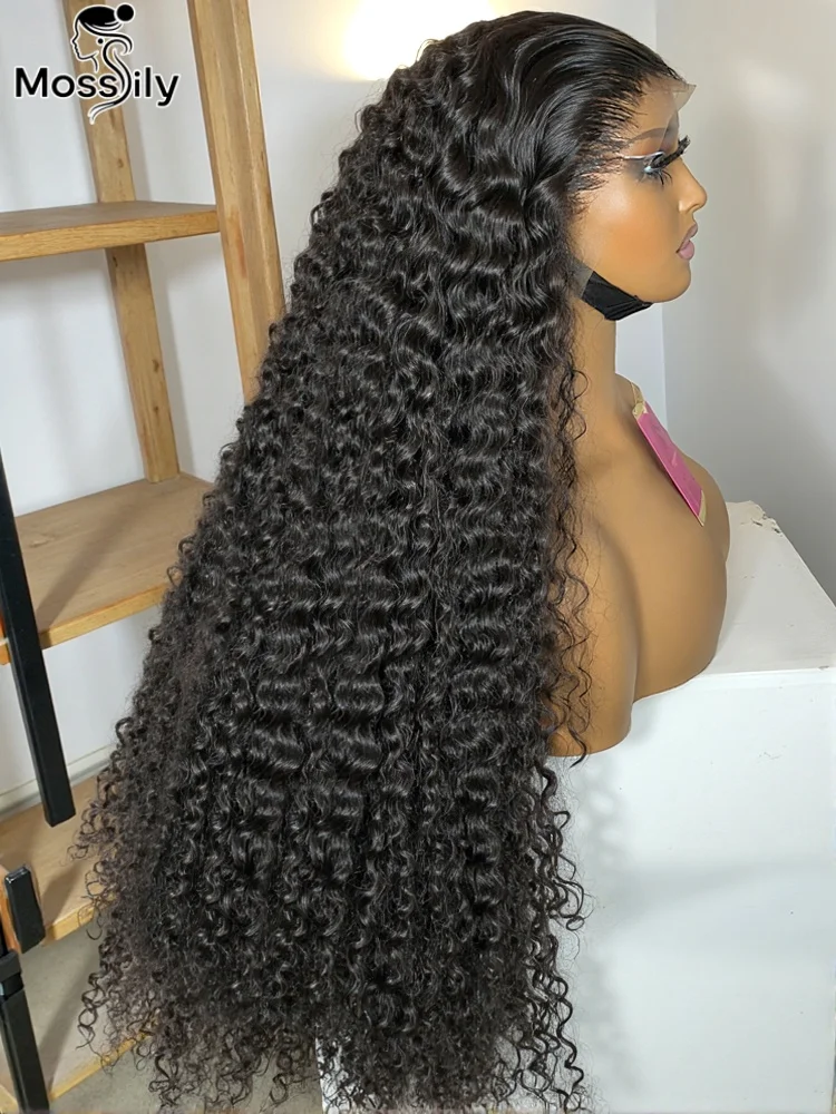 

Плотность 220 13x6 Hd Кружевные фронтальные парики Бразильские 32 34 40 дюймов Глубокие волны вьющиеся человеческие волосы Парики 100% для чернокожих женщин Предварительно сорванные