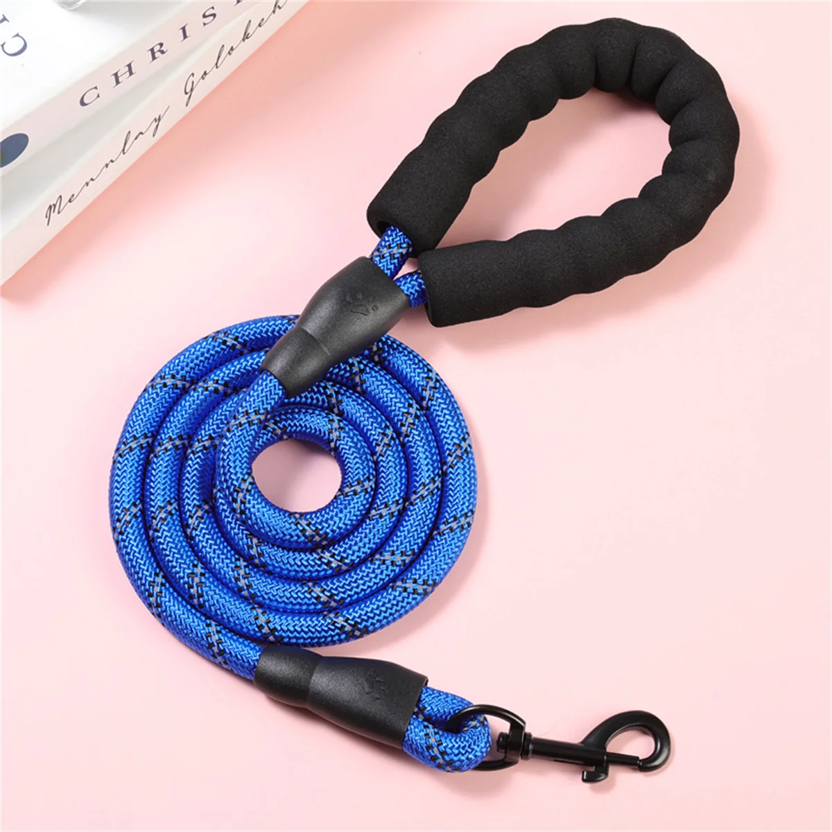 1.5m 2m 3m Long Dog Leash Reflective Outdoor Training Nylon Pet Leash Lanyard Strong Rope for Small Medium Large Big Dogs Item