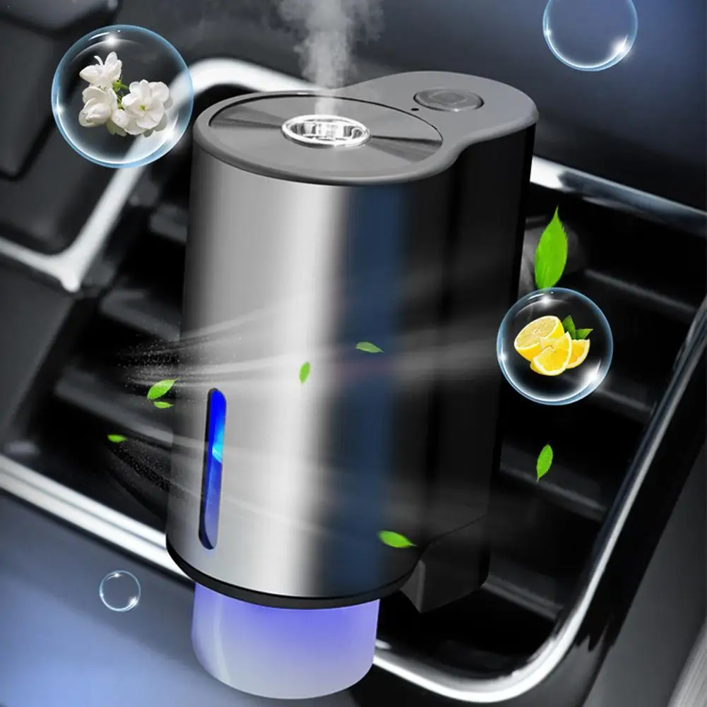 USB Business Style Car Smart Aromatherapy Machine Fresh And Light Fragrance Deodorization Equipped With Ultraviolet Disinfection