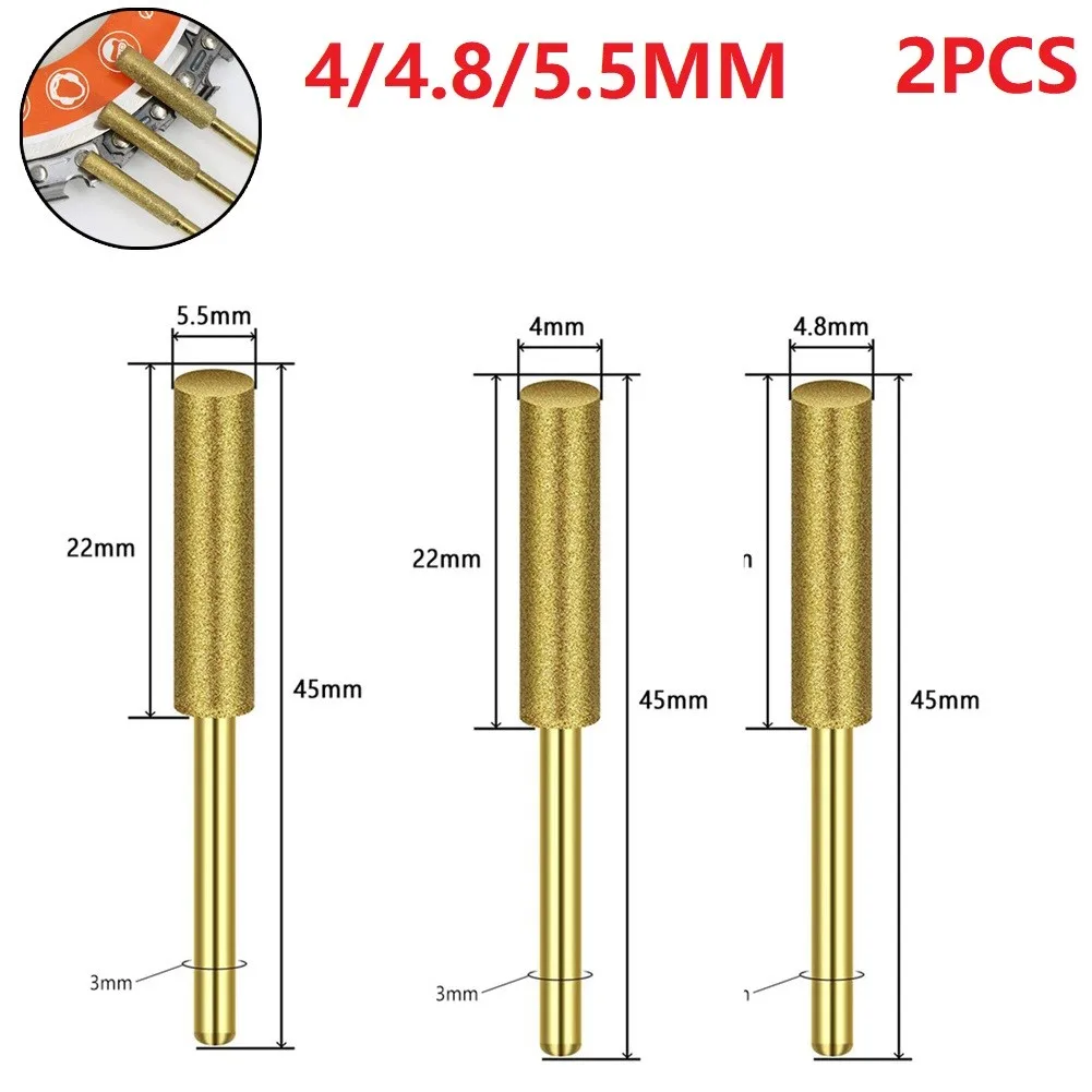 Motosega Diamantata Motosega Diamantata Affilatrice per motosega Accessori con gambo da 3 mm Lima per catena Sega a catena Denti Trapano Intaglio