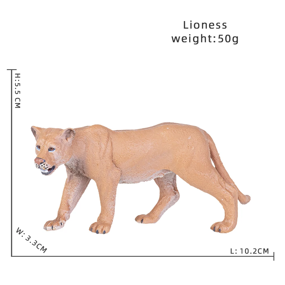 Afrikanische wilde Tiere Elefant Löwe Gepard Modells imulation große Mammut Action figuren PVC Lernspiel zeug für Kinder Geschenk – Detail 9