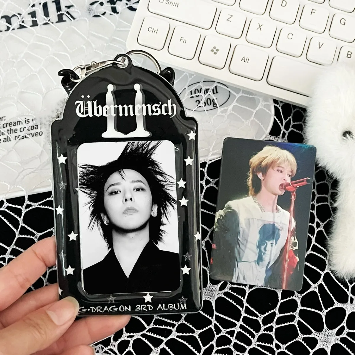 Kpop G-Dragon ПВХ держатель для карт 600mensch альбом фотокарточки дисплей ID Card Collect индивидуальные рукава для карт Bigbang подарки для фанатов