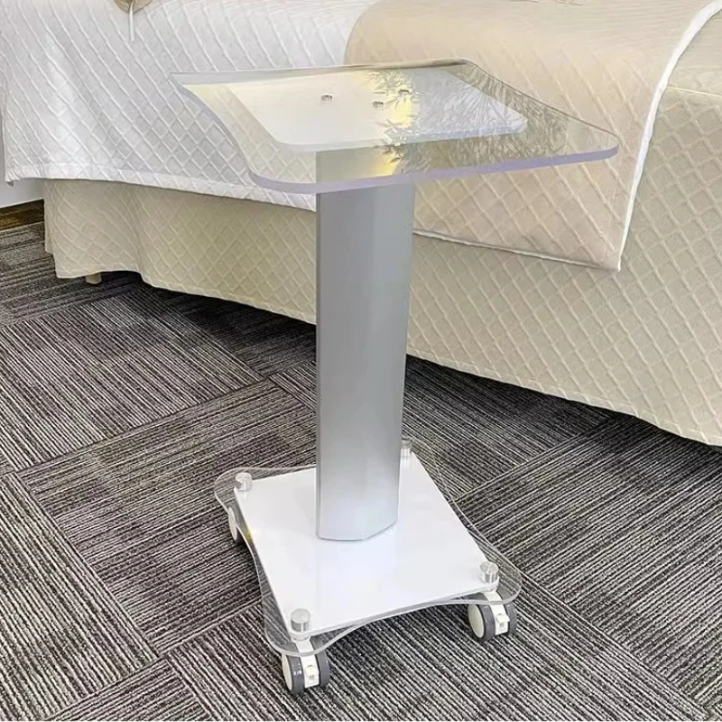 

Beauty Instrument Rotate Equipment Trolley High-grade Simple Small Bubble Trolley Base Shelf Sub Salon Commercial Furniture