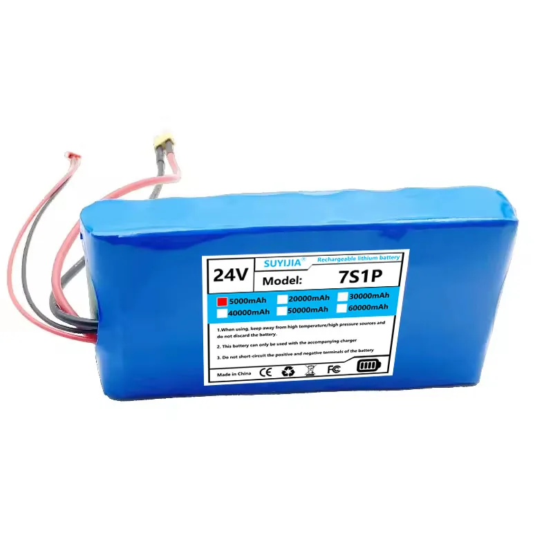 بطاريات ليثيوم أيون 24 فولت 7S1P 5000 مللي أمبير في الساعة Adaptée Aux Ventes De Scooters، Jouets Et V Felos Avec BMS Entegré Et Chargeur 29,4 V #6