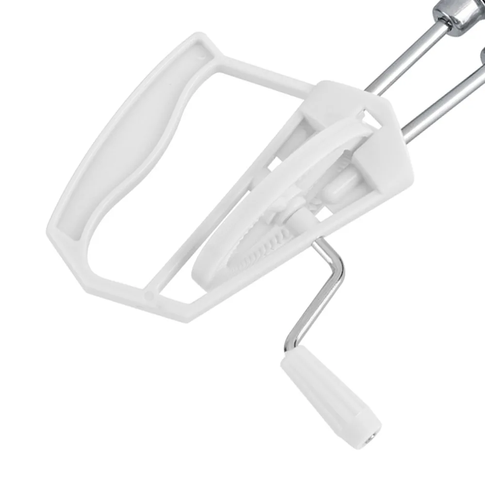 Stainless Steel Egg Beater Rotary Dishwasher Safe Hand Whip Whisk Efficient Classic Egg Frother Mixer Food Preparation
