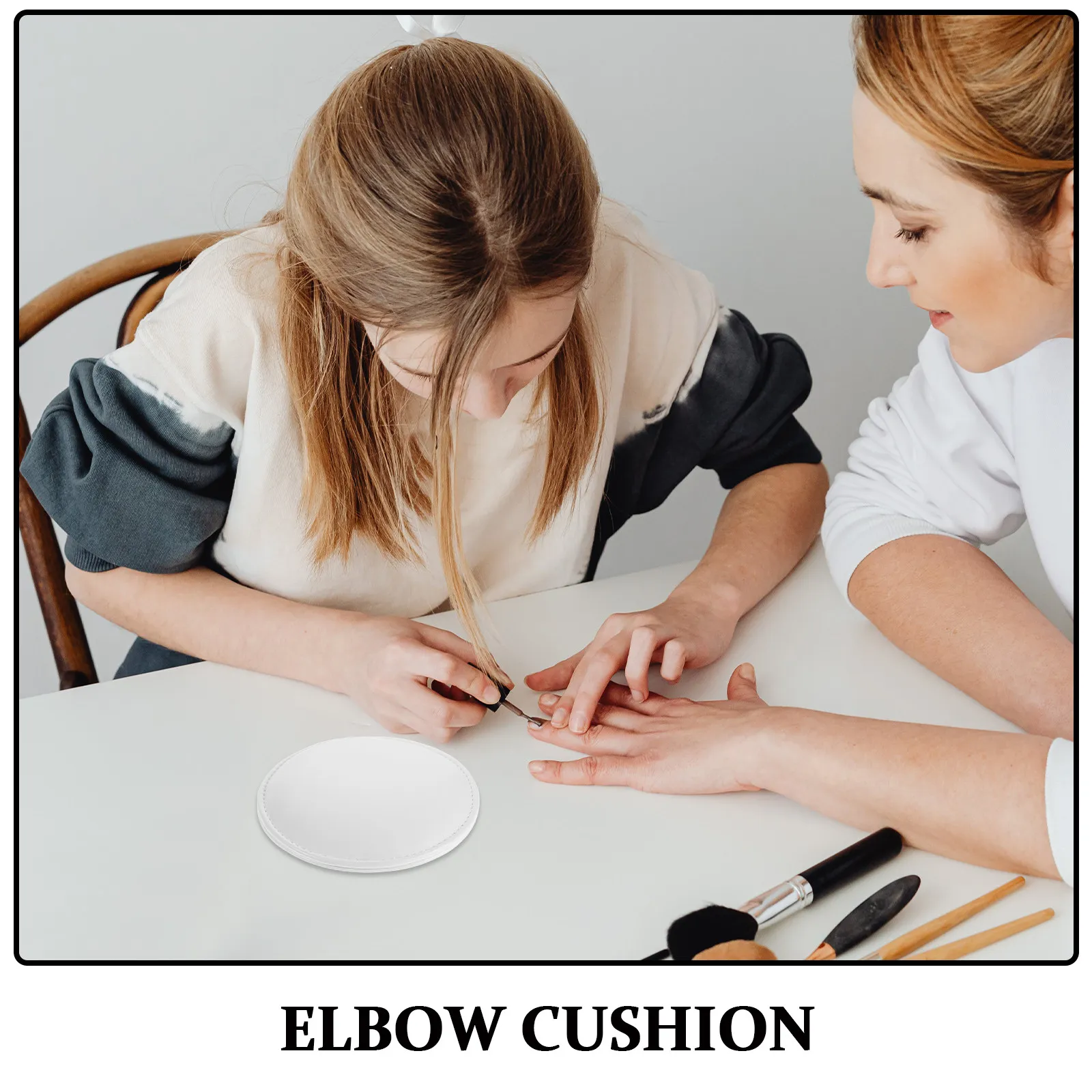 6 Inch Round Pad for Nail Foam Arm Rest Pillow Ergonomic Soft Nail Arm Rest Cushion for Manicure Table Salon view 4