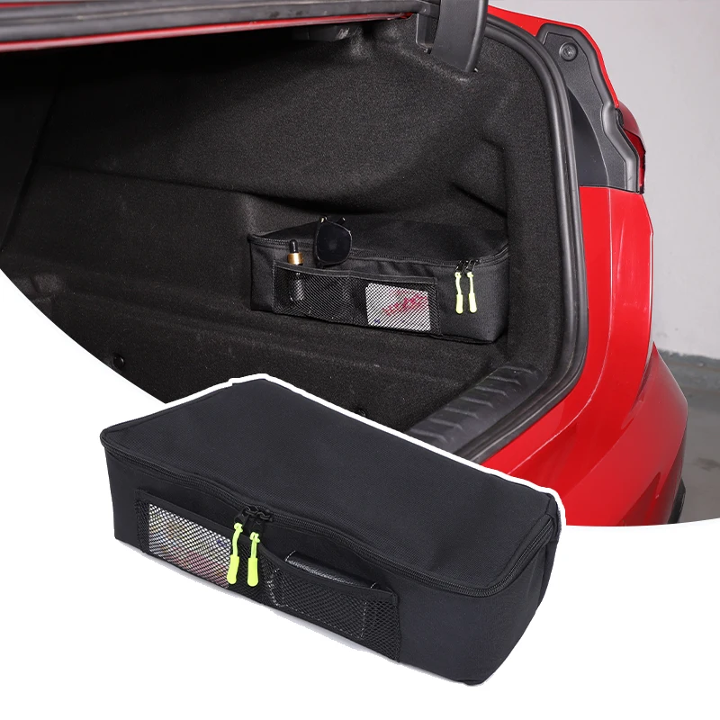 

Car Rear Trunk Side Storage Bag Large Capacity Folding Organizer Box For BMW 2 Series F44 2020-2025 Interior Accessories