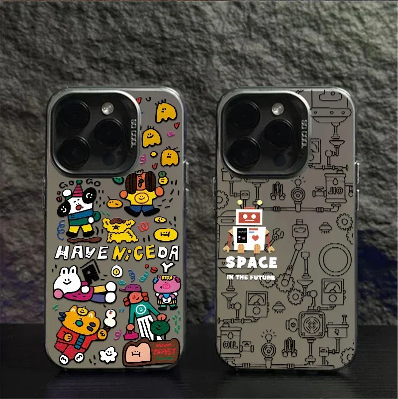 Capinha Capa silicone Anti-impacto cartoon para Note 8 9s 10 11 12 13 Redmi 9A Xiaomi 14 Poco X3 X5 X6 F3 4G 5G pro