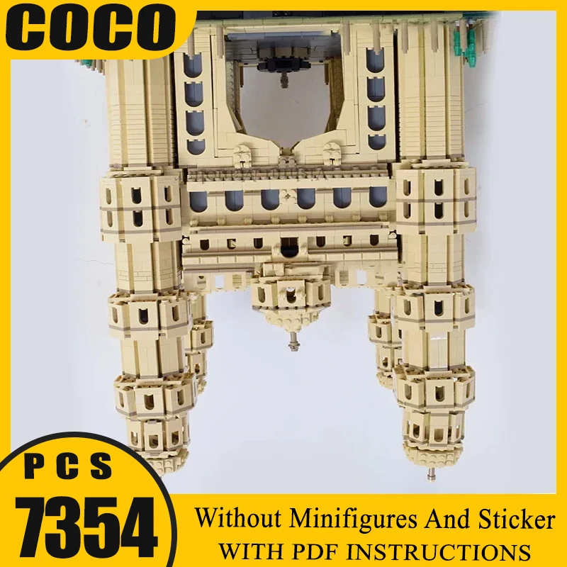 

Monument Technical Bricks Moc Building Blocks DIY Assembly Construction Classic Architectural Model Toys For Kids Holiday Gifts