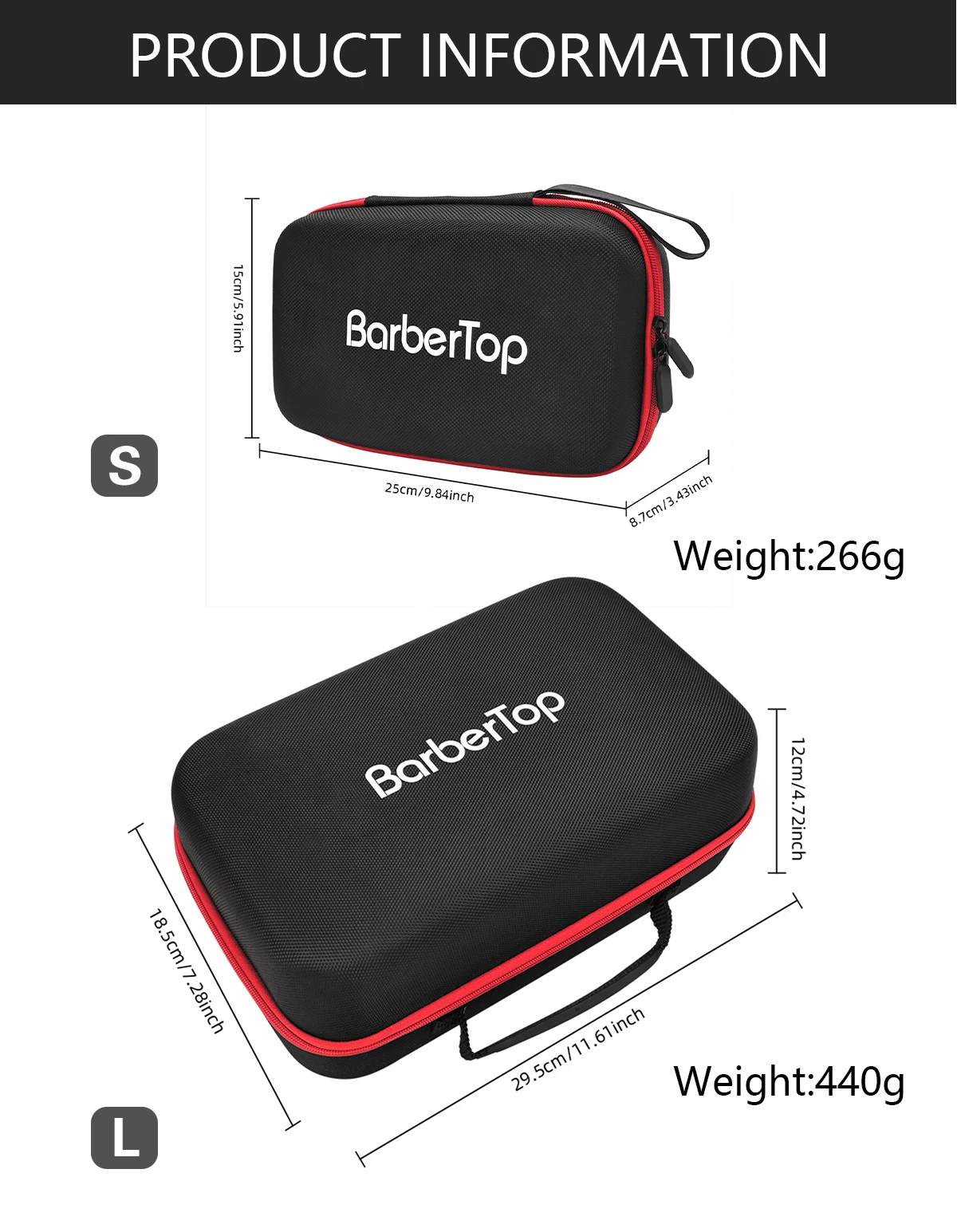 Portable Barber Bag for Salon Storage
