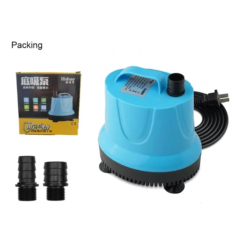 1000LPH to 5000lph Diving Aquarium Hydroponic Submersible Pump Aquarium Fountain Pond Water Characteristic Pump