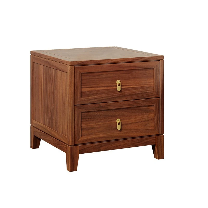 

All solid wood modern simple bedside table, new Chinese bedside table