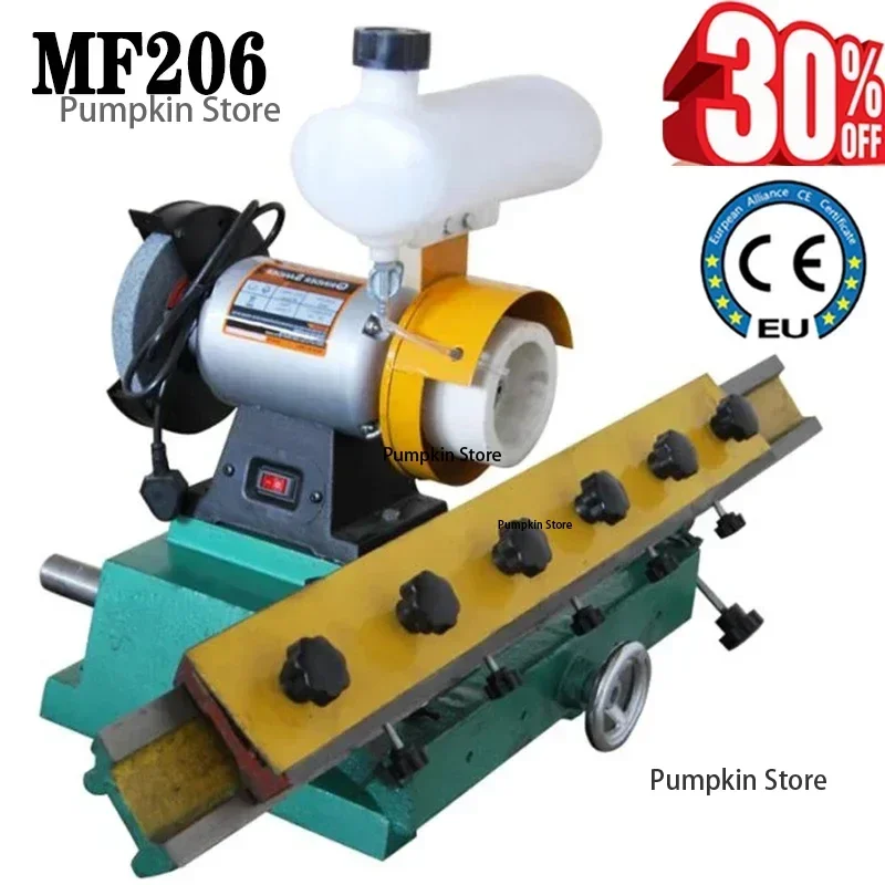 Bench Edge Grinding Machine Small Type Woodworking Straight Knife Sharpener Grinding Machine 220V 0.56KW Grinder Machine MF206