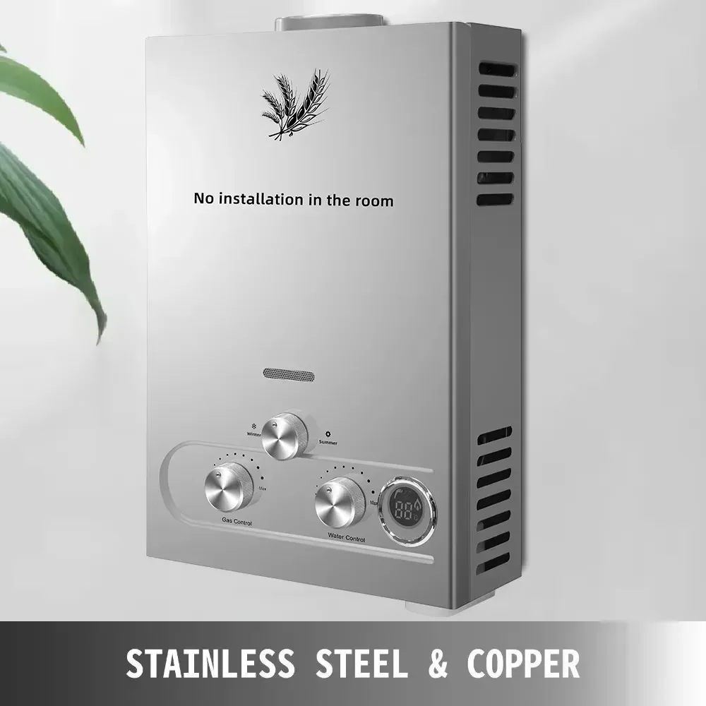 Sihao LPG سخان الماء الساخن 6L 8L 10L 12L 16L 18L LPG المحمولة لحظة المسال البترولية سخان مياه يعمل بالغاز Tankless المرجل عدة