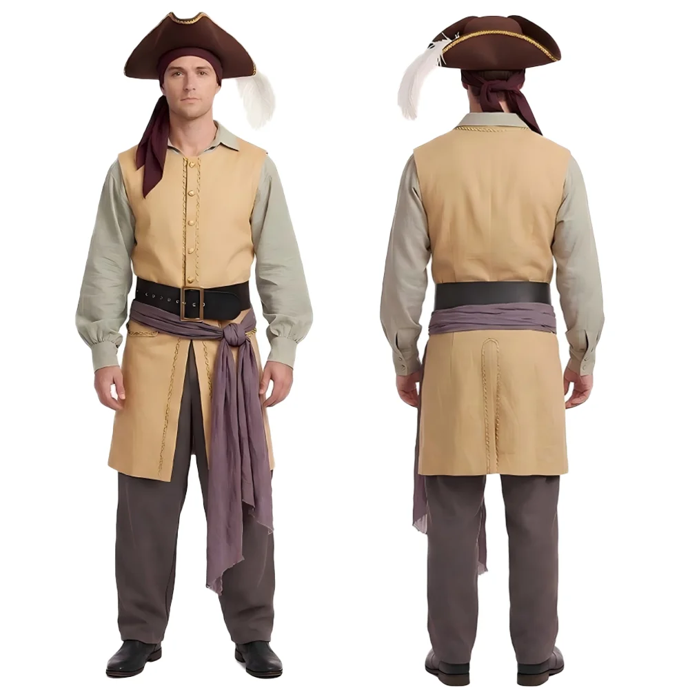 

2026 Movie Backrooms Captain Clark Cosplay Fantasy Clothing Men Costume Disguise Halloween Adult Male Party Outfits