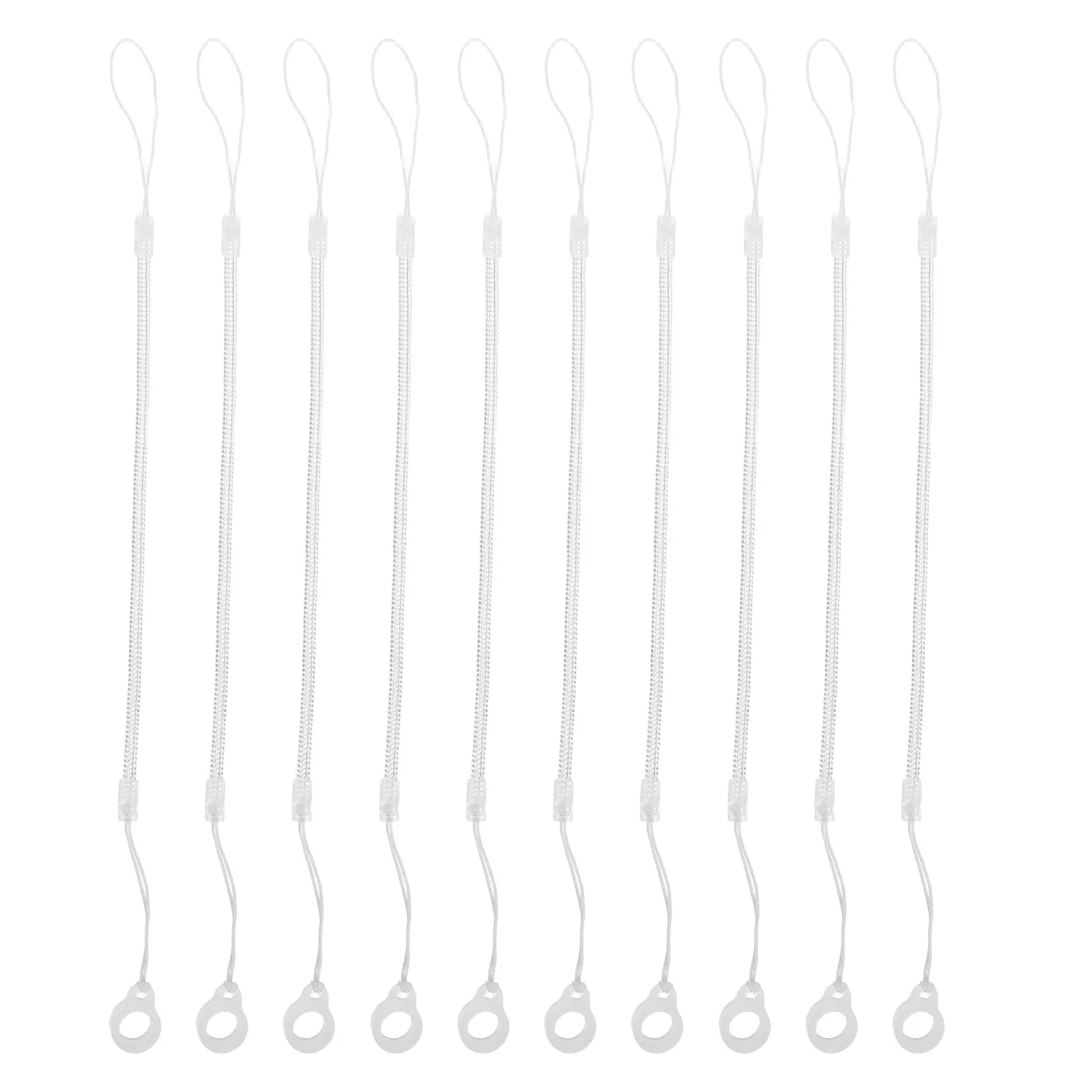 

10Pcs Retractable Pen Lanyard Holder Anti-Loss Stylus Leash Stretchy Silicone Tether for Digital Pens Organization Tool