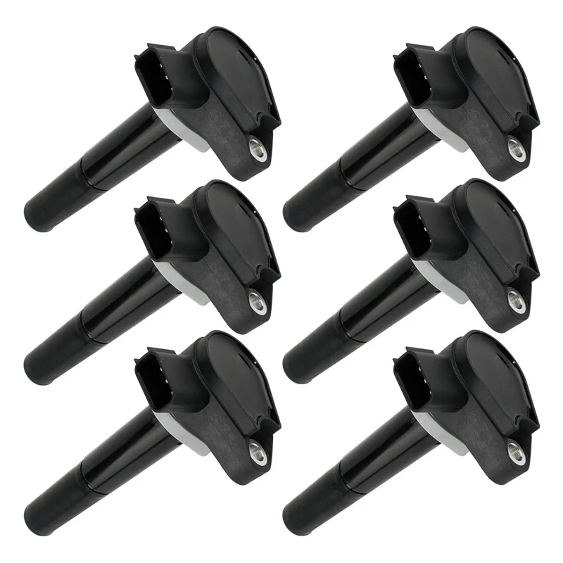 6 Pcs Marine Outboard Ignition Coil For Mercury Mariner Verado 4-Stroke 225 250 275 300 350HP 339-880615T01 880615T01 Parts