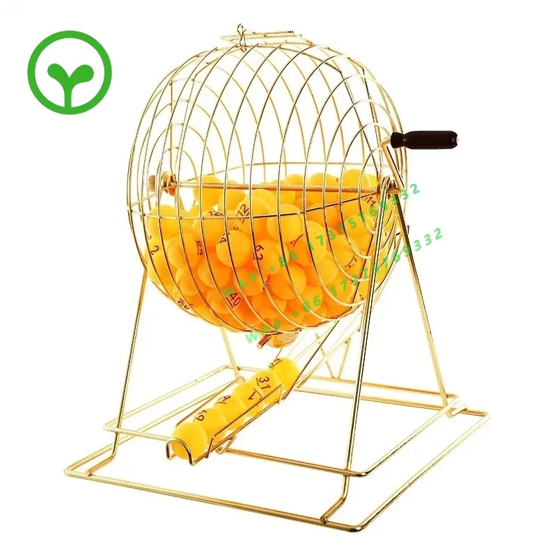 26 StyleLarge Metal Lottery Machine Lottery Machine Manual High-end Lottery Machine Lucky Turntable Two-color Ball Fish