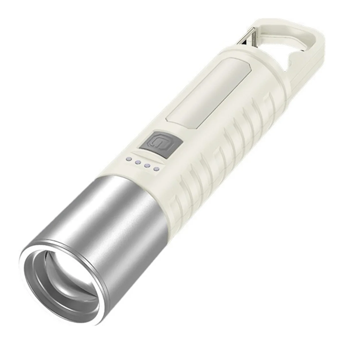

A71P Multi-Purpose Zoomable Flashlight with Buckle LED Waterproof Flashlight Camping Gear for Camping Outdoor Home Emergencie