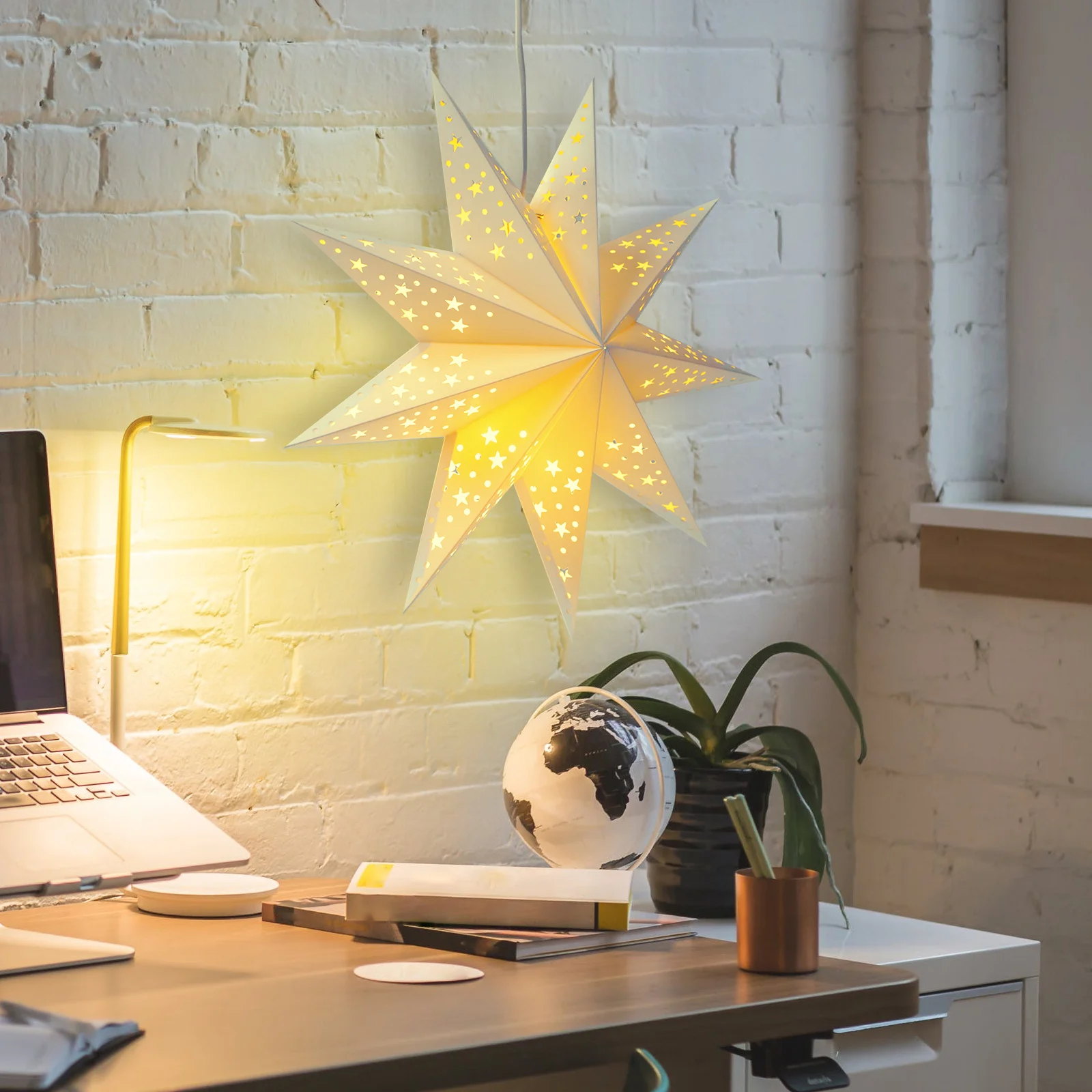 โคมไฟเพดาน 9 ดวง ดีไซน์สร้างสรรค์ แสงสว่าง เรียบง่าย เหมาะสำหรับตกแต่งโรงแรม ของตกแต่งคริสต์มาส ของใช้ในงานปาร์ตี้