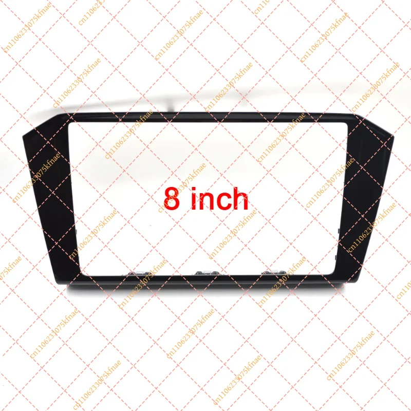 for VW Passat B8 (2018) MIB3 Radio Frame & CD Trim Panel | Black Painted 8