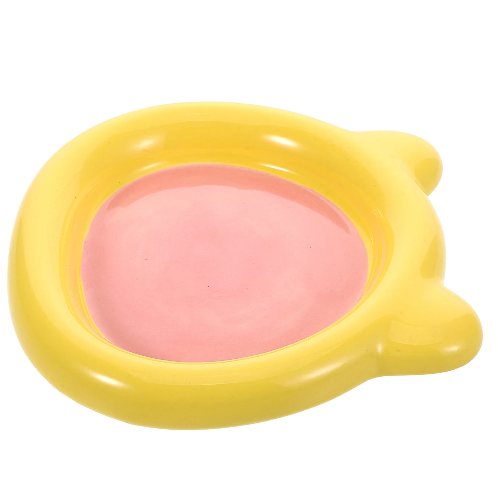 

Pet Ceramic Bowl 300Ml Extra Wide Shallow Non-Slip Cat Food Water Dish For Whisker Fatigue Relief Kitten Feeding Bowl