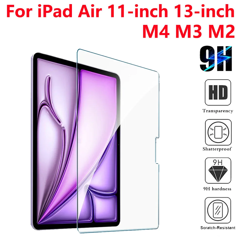 �y�Z�[�����zApple iPad Air 11�C���` 13�C���` M4 M3 M2�p�����K���X�X�N���[���v���e�N�^�[ 2026 2025 2024 9H�ی�t�B����