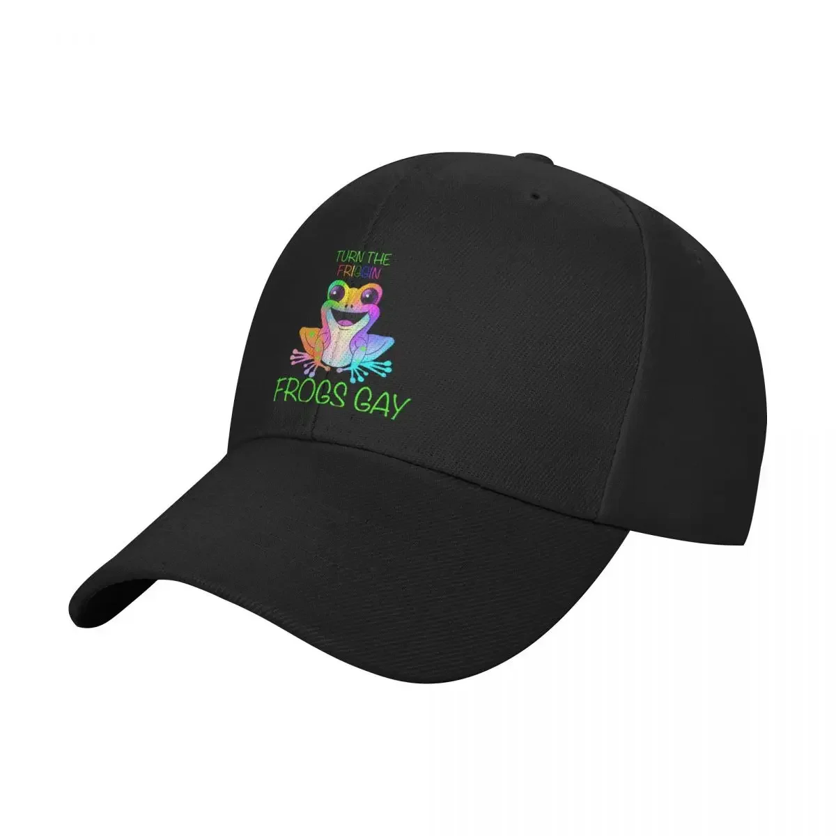 

Turn the Friggin Frogs Gay Baseball Cap Custom Cap Fishing cap Men's Baseball Women's