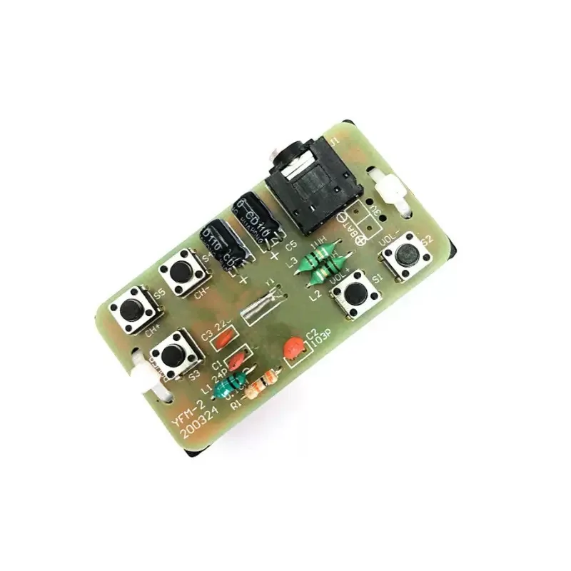 1PCS FM Stereo Radio Kit Electronic DIY Production Soldering Parts Components Practice Board Practice Teaching