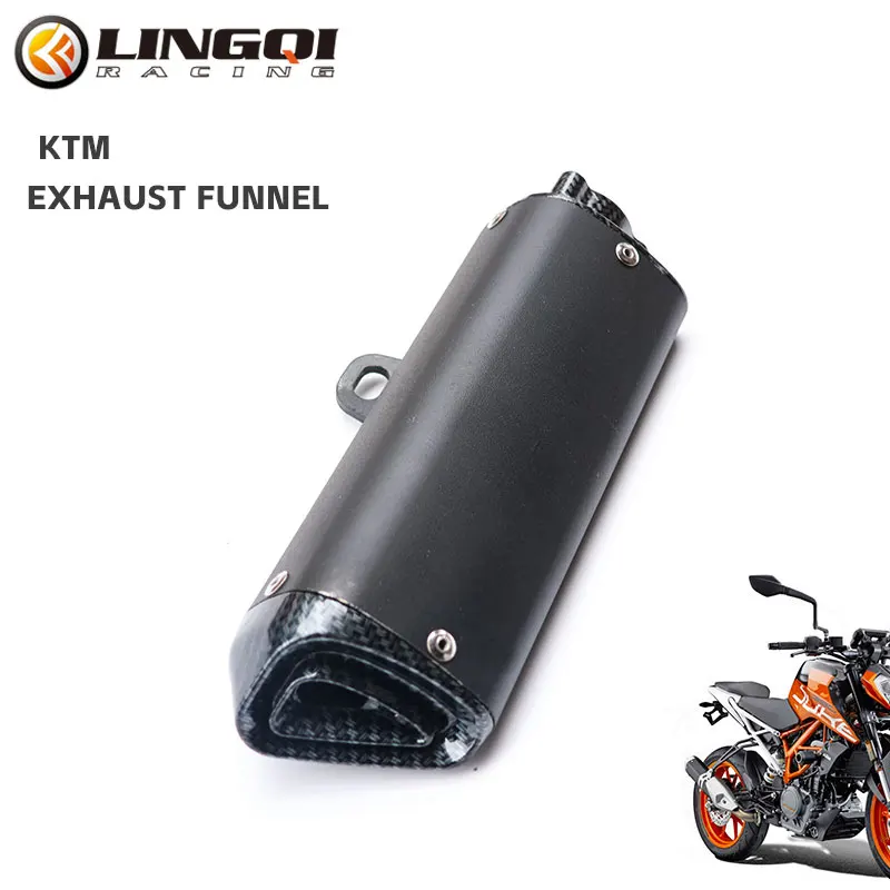 LESQUE Dirt Pit Bike DB Killer Motorcycle Exhaust Muffler Pipe For KT Mini ATV Motocross Quad Scooter Modified Accessories