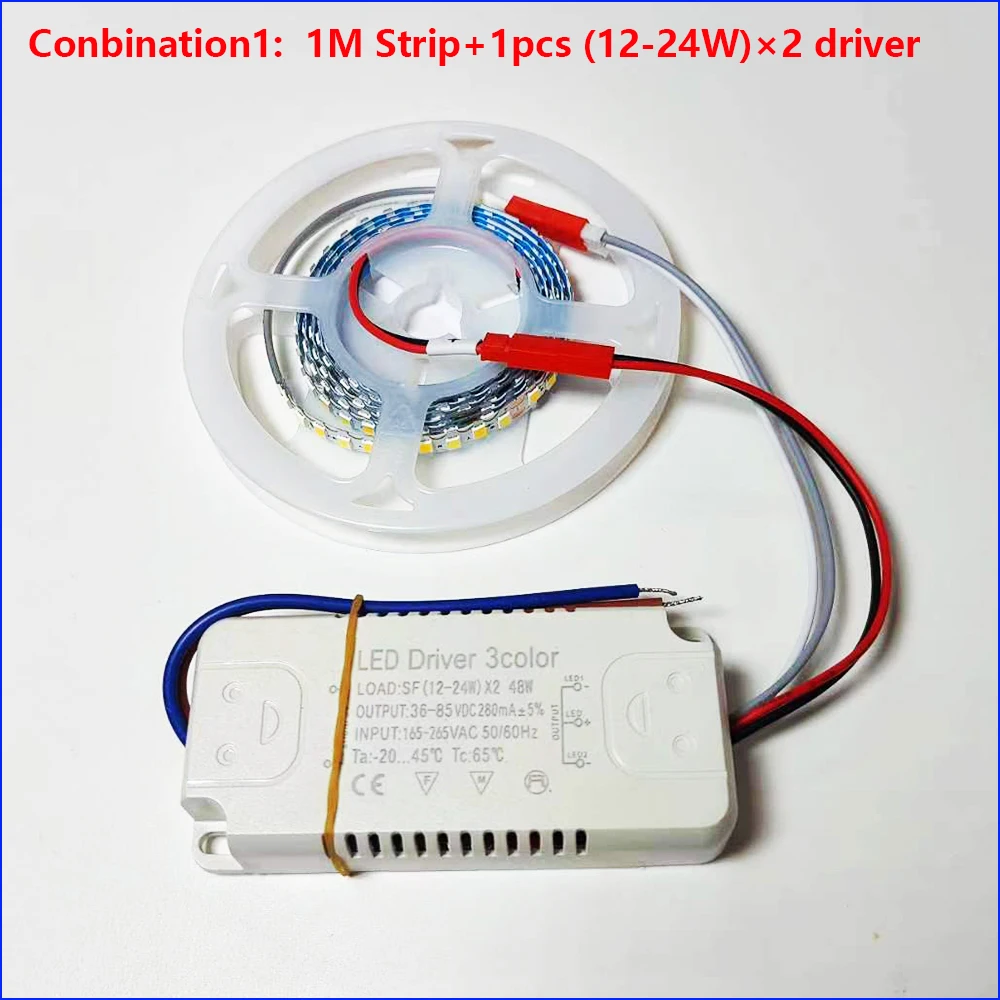 (2 Lötstellen) 7mm-180d 5 b9cx2 2835 Typ-s biegbarer Konstantstrom-LED-Streifen mit LED-Treiber in Kronleuchtern verwendet werden.