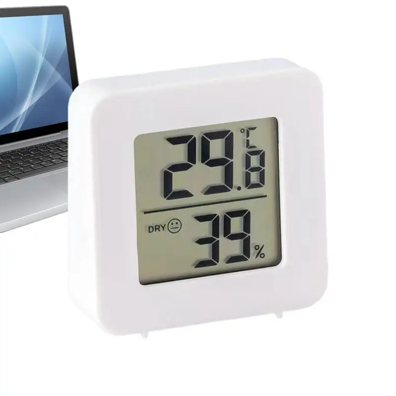 Mini Digital Indoor Thermometer Hygrometer Clear Display Temperature Humidity Monitor for Home Baby Room