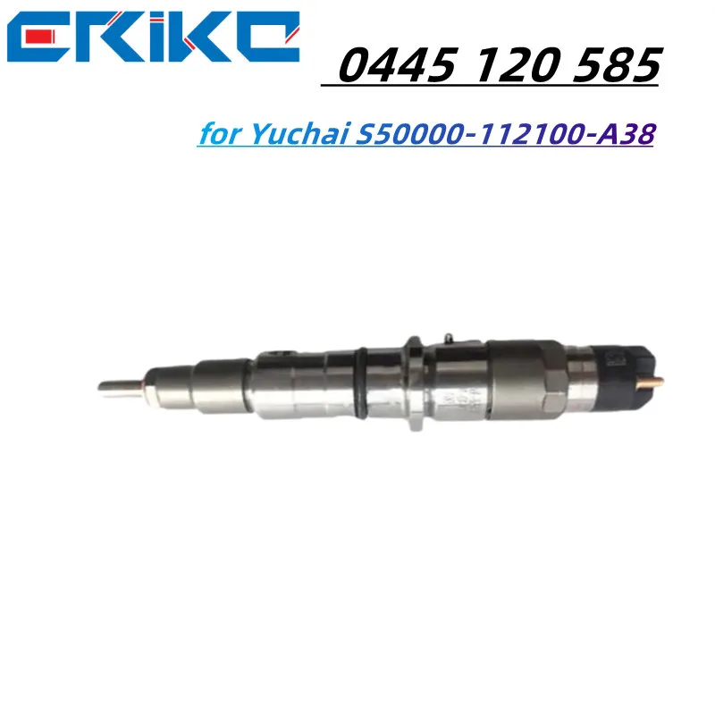 0445120585 Fuel Injector 0445 120 585 Common Rail Engine Injectors 0445120585  0 445 120 585 for Yuchai S50000-112100-A38