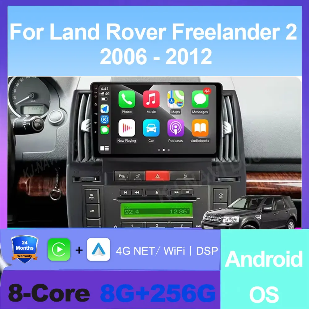 

Android OS Car Radio Multimedia Video Player For Land Rover Freelander 2 2006 - 2012 GPS Wireless Carplay DSP WiFi Bluetooth Fan