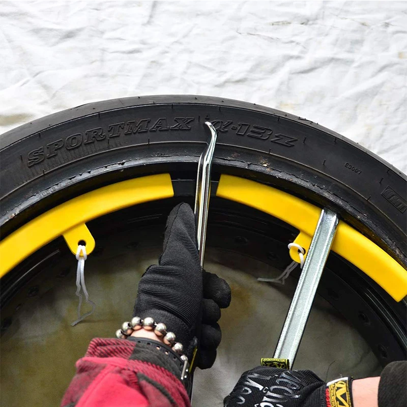 Cucchiaio per pneumatici per moto automatica leva per pneumatici per Auto e moto strumento di riparazione per cucchiaio per pneumatici zincato 10/12