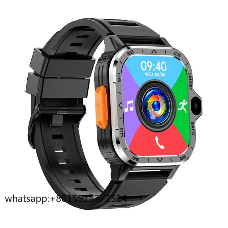 TLCRETE K7 PGD 4G Smartwatch 2.03 بوصة HD شاشة مع BT Call WIFI GPS كاميرا مزدوجة أندرويد بطاقة SIM الرياضة ساعة ذكية للرجال ث