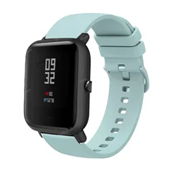 20mm silicone strap For Huami Amazfit GTS 2 Mini Sport Bracelet For Xiaomi Amazfit Bip S/Bip Lite /Bip 2/GTR 42mm/Bip 1S /GTS 2