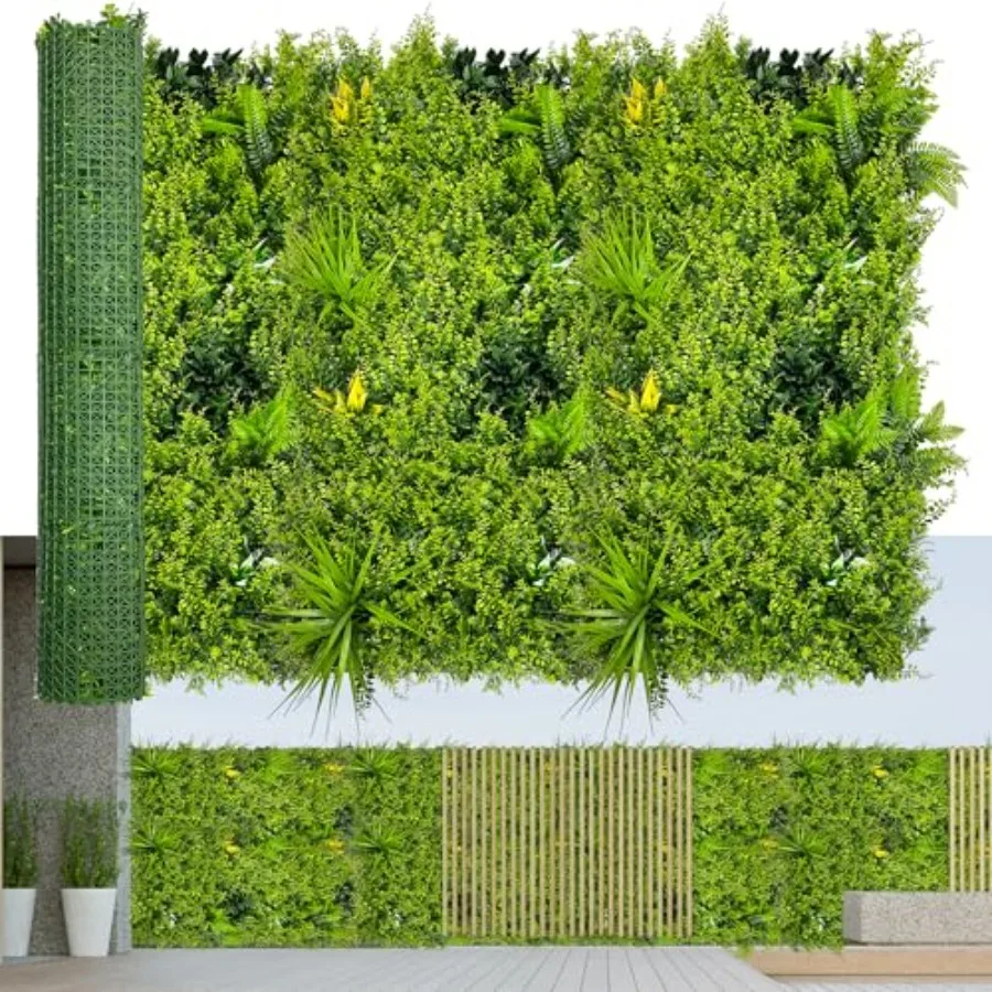 Artificial 3D Greenery Wall Panels: 40