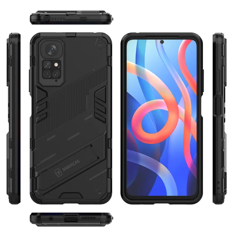 For Xiaomi Redmi Note 12 Pro 4G Case Xiaomi Redmi Note 12 Pro Plus 5G Global Cover Punk Style Hard PC TPU Shockproof Phone Cover