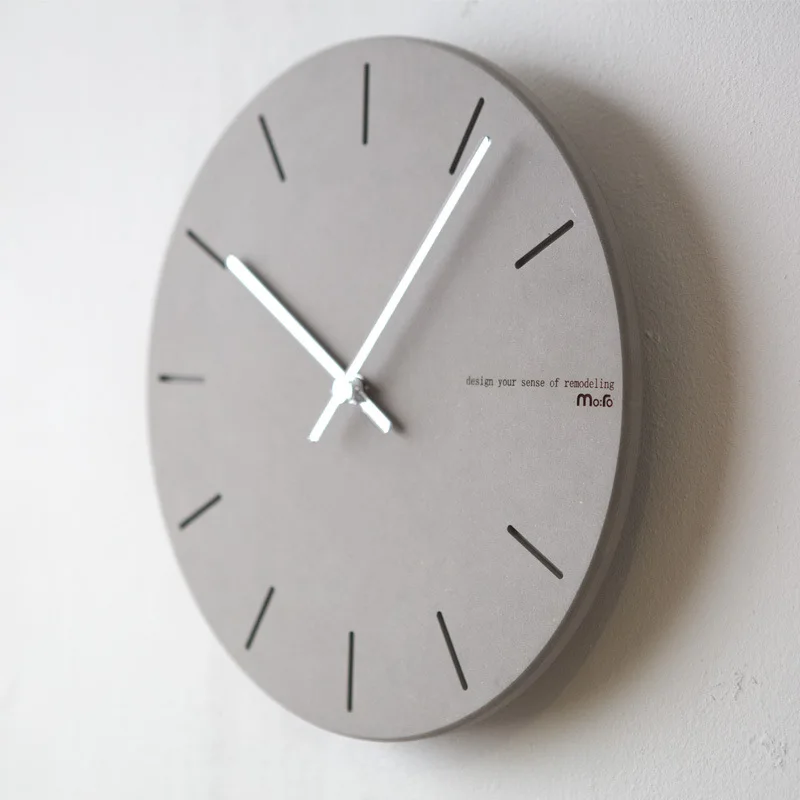 12 Inches  Mute Living Room Decoration Wall Clocks Modern Design Clocks Wall Home Decor Dining Fashionable Modern