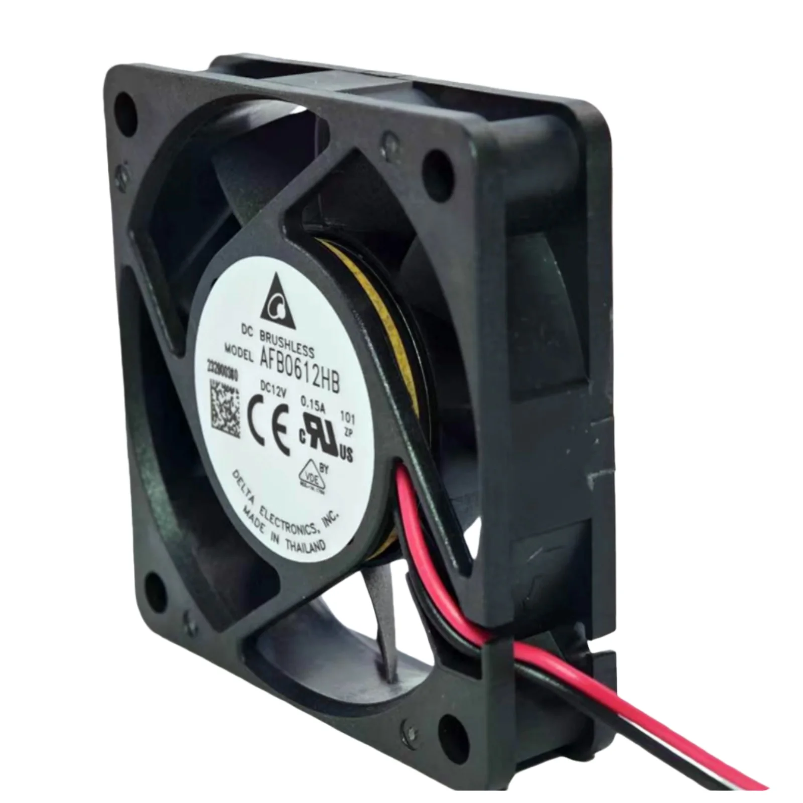 

for Delta AFB0612HB Original 6015 12V 0.15A 60mm Fan Dual Ball Bearing 2900RPM Quiet Cooling for Case Heatsink Power Supply